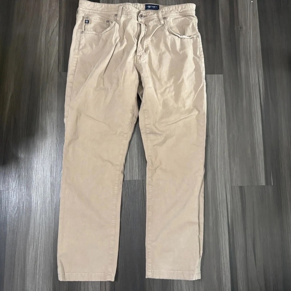 Men's Beige Casual Pants